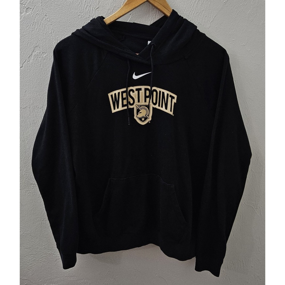 Nike West Point Hoodie Army Black Knights Sweatshirt Size Medium Black Soft